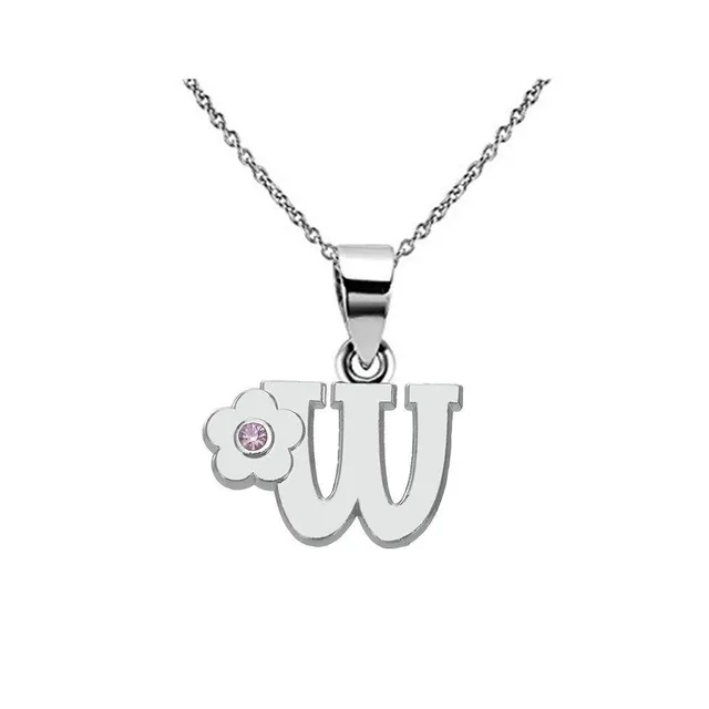 Luxury pendant with initial Amalric