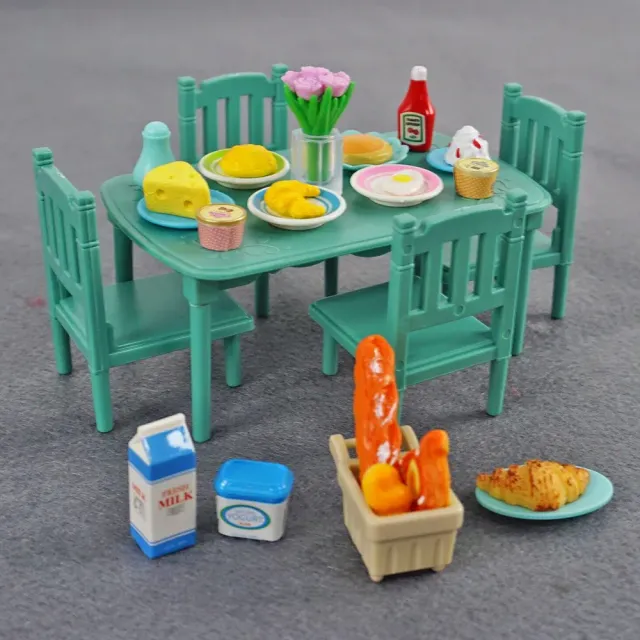 Miniatúrne kuchynské potreby pre deti - Montessori hračka pre domček s bábikami