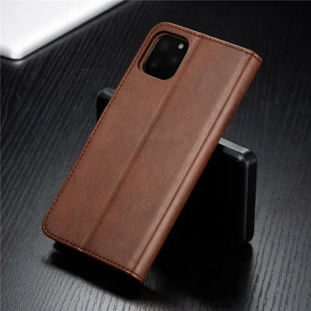 Coque flip de luxe pour iPhone avec poches intérieures pour cartes de paiement - différentes couleurs