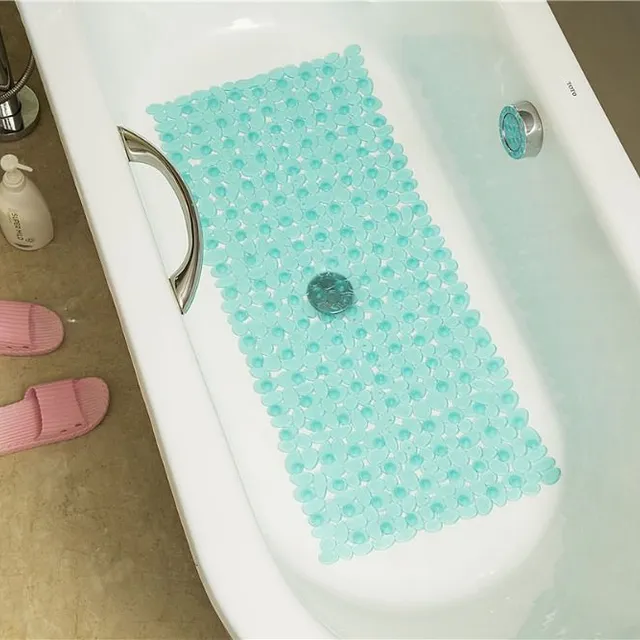 Proslip mat with suction cups for the bathroom