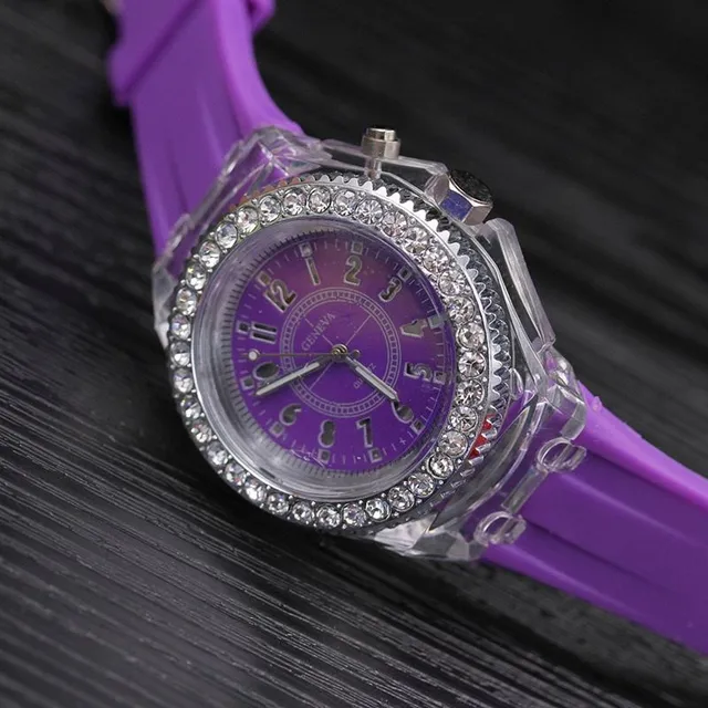 Ladies beautiful watch with luminous strap Afif