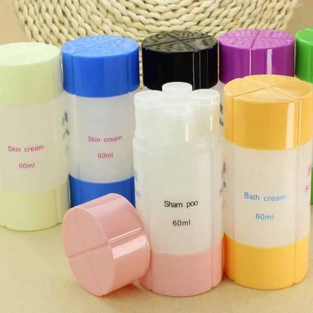 Cosmetic bottle set 4in1