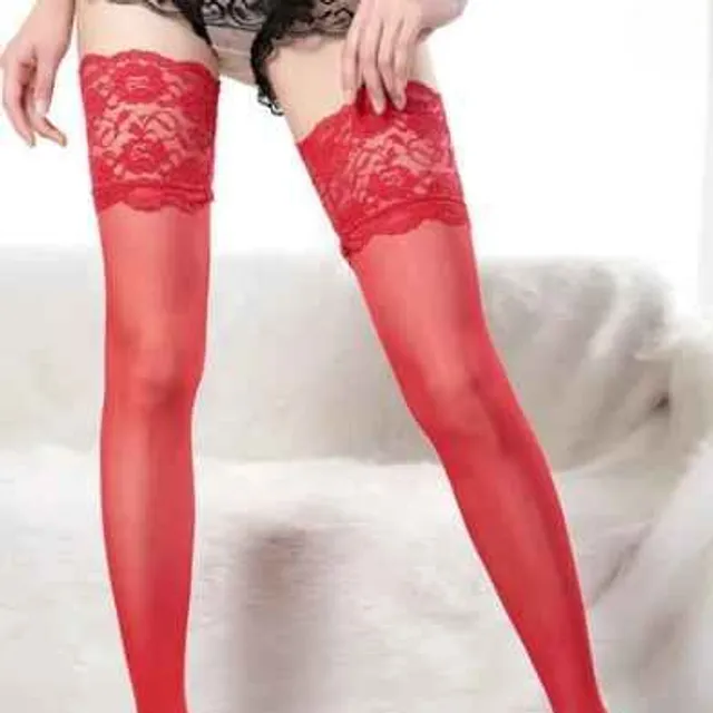 Women's sexy lace knee highs