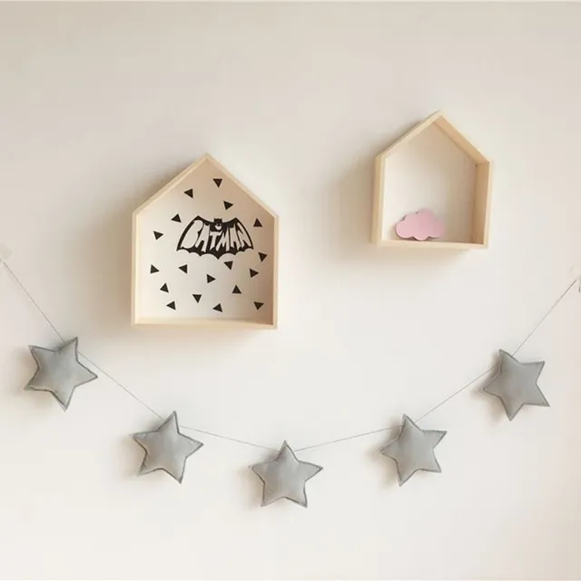 Decorative garlands with stars