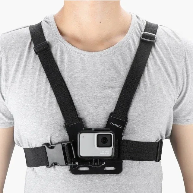 Body strap with camera holder