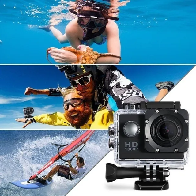 Digitális HD mini kamera vízálló tokkal