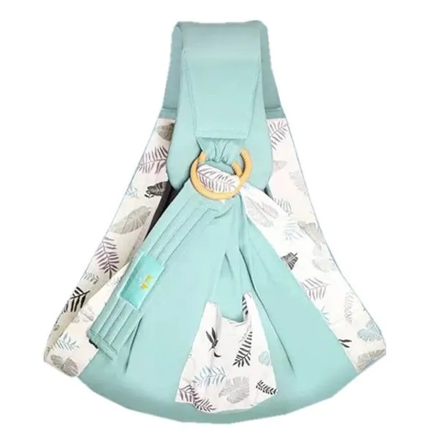 Baby Wrap Newborn Sling Carrier Dual Use Infant Breastfeeding Cover Mesh Fabric Breastfeeding Carriers Adjustable Kangaroo Bag