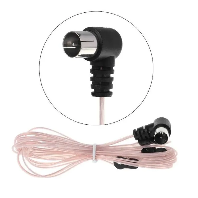 Dipole antenna for VHF with coaxial socket