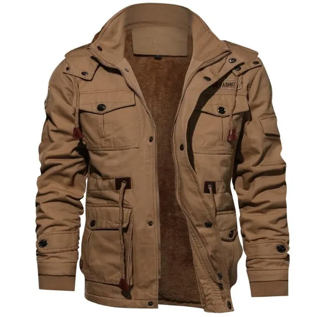 Men's jacket khaki 6xl
