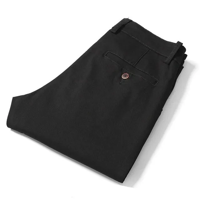 Pantalons de soirée modernes pour homme en matériau extensible pour un port confortable Joel