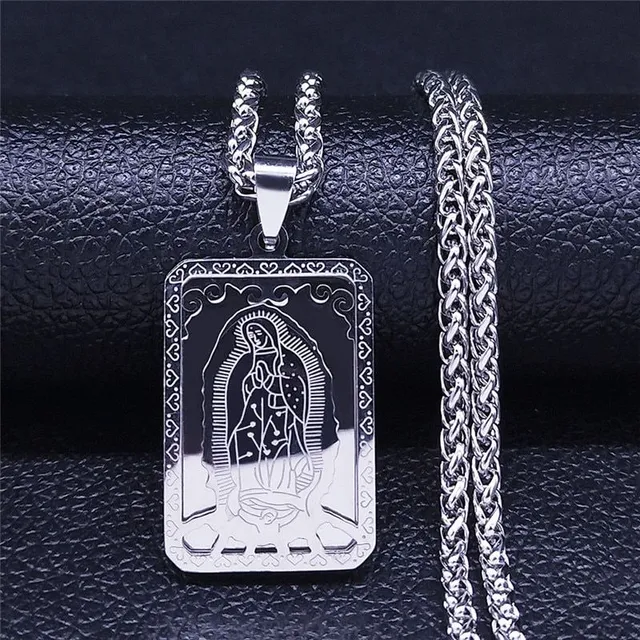 Luxury necklace with a religious theme