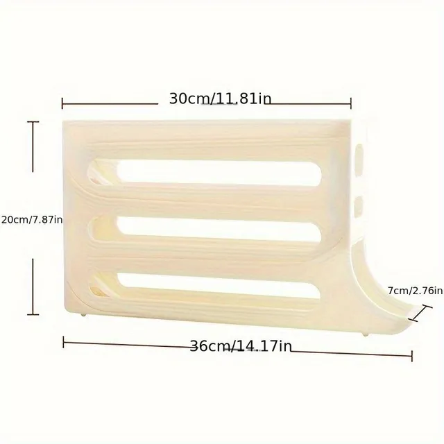 Storage box for eggs to fridge with large capacity for kitchen