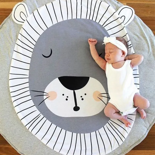 Perfect baby soft cotton mat with pets