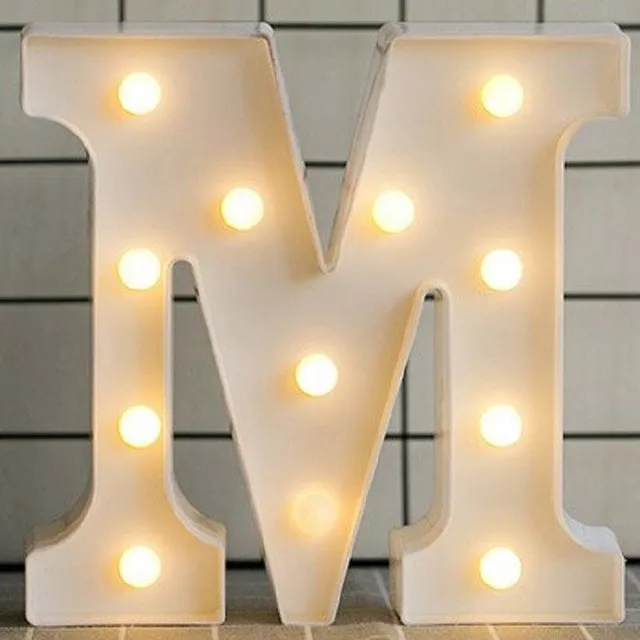 Decorative illuminating letters