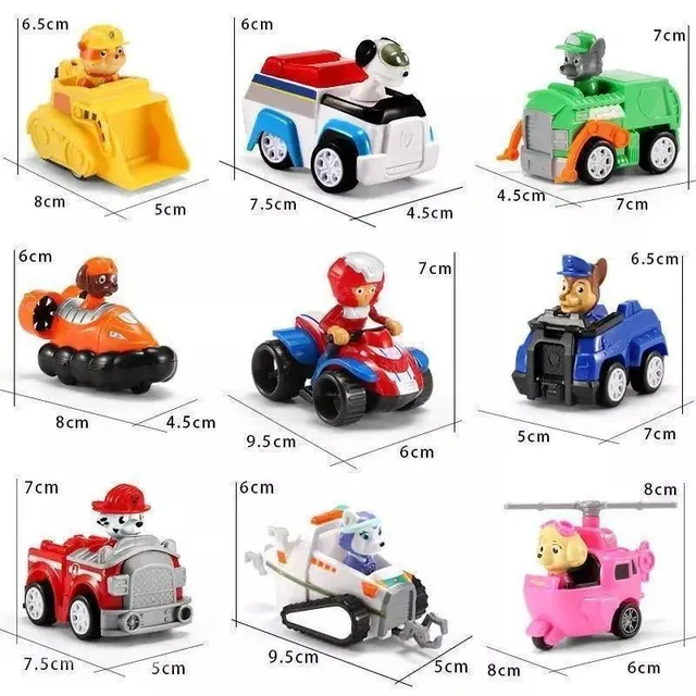 Set de salvatori câini Paw Patrol cu vehicule