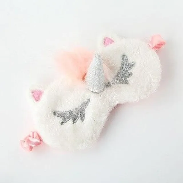 A mask for sleeping with a unicorn
