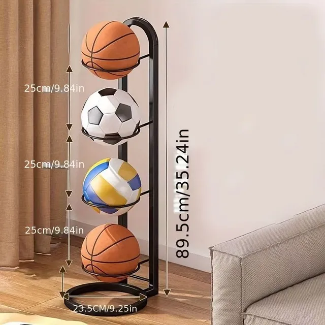 Steel Ball Stand - Pre basketbal, futbal a volejbal - Dizajn a praktické
