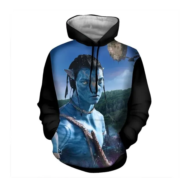Bluza unisex z modnym nadrukiem z filmu Avatar: The Way of Water Lui
