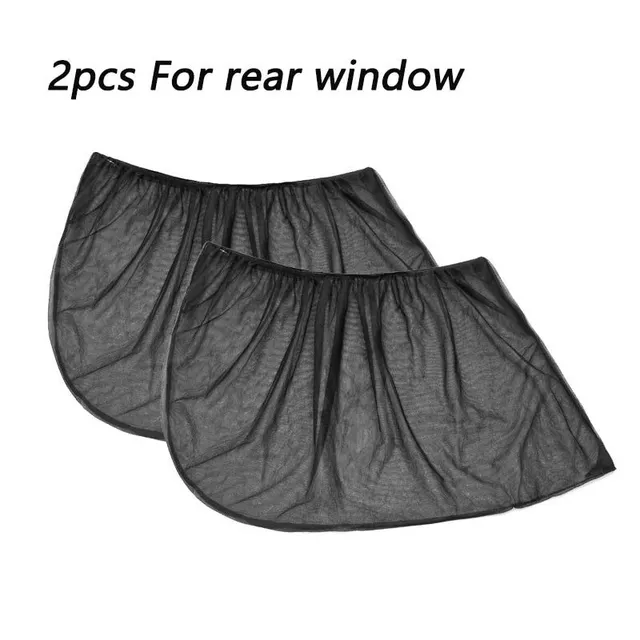 2/4ks Auto Window Screen Door Covers Přední / zadní boční okno UV Sunshine Cover Shade Mesh Car Mosquito Net pro dětské dítě Camping