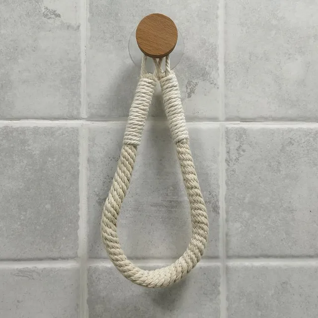 Originální provazový držák na toaletní papír