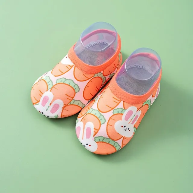 Children's original stylish modern colorful summer shoes in water with various prints Aofia