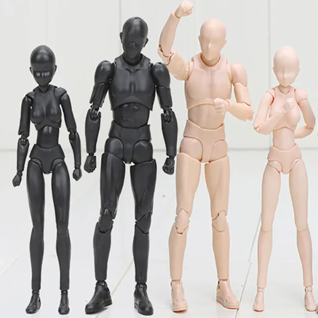 Official Model Characters Body Kun and Body Chan for Artists