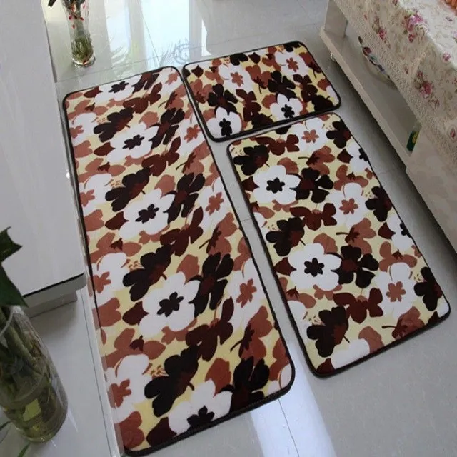 Bathroom mats with 3 pcs