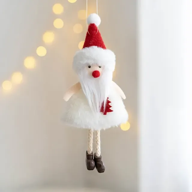 Vánoční ozdobné postavičky na stromeček - Holčička, sob a sněhulák