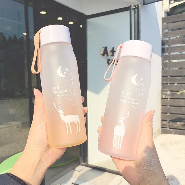 Travel bottle with deer