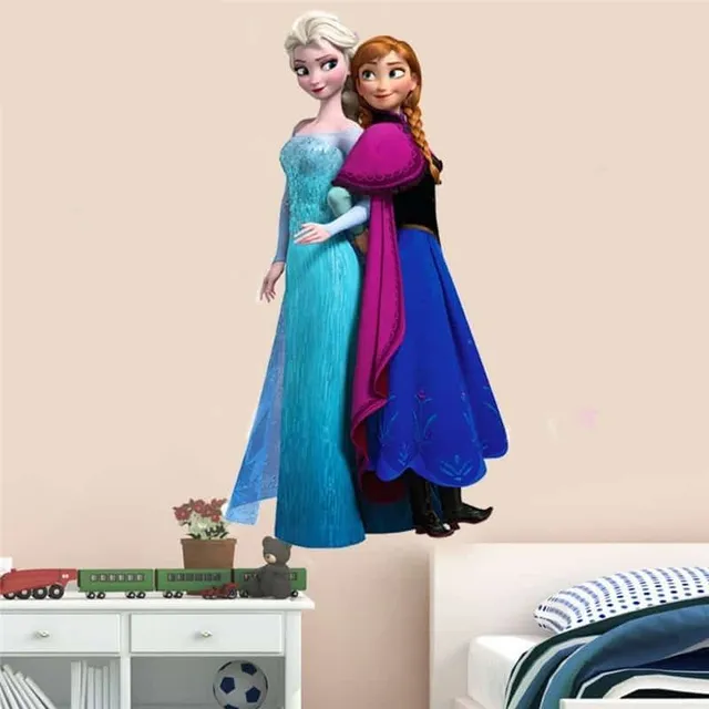 Wall sticker Elsa Anna | Ice Kingdom