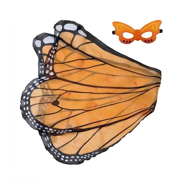 A costume for girls with motif butterfly fairies