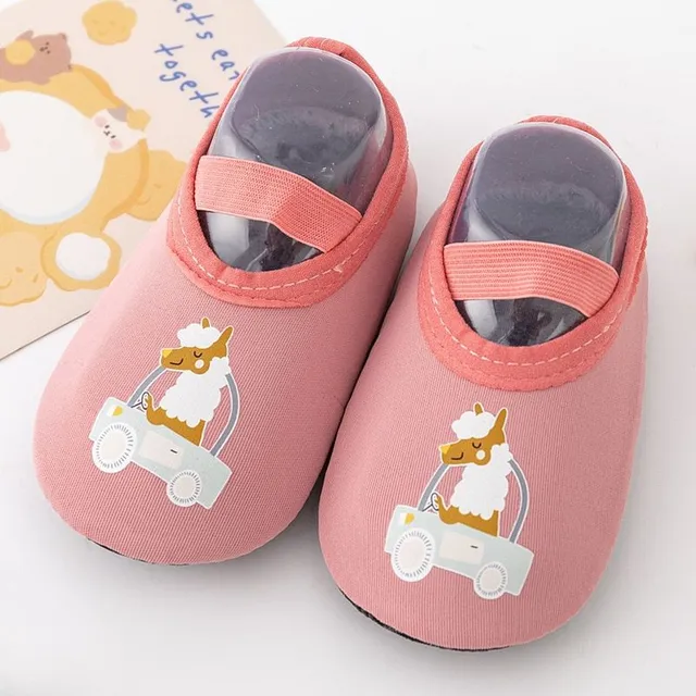 Children's original modern stylish barefoot shoes with motif of fruit and vegetables Mae