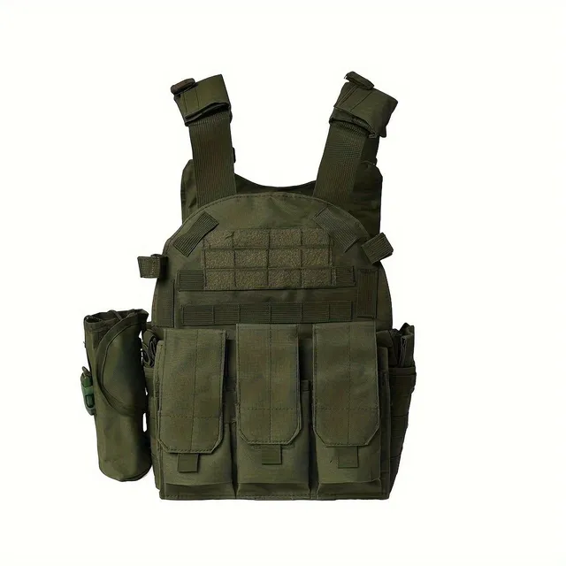 600D Oxford Tkanina Outdoor Vest, Multifunkčný bojový vest, vonkajšie tréningové vybavenie CS