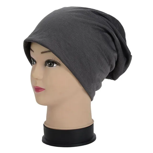 Beautiful ladies beanie - choice of 6 colours tmave-seda