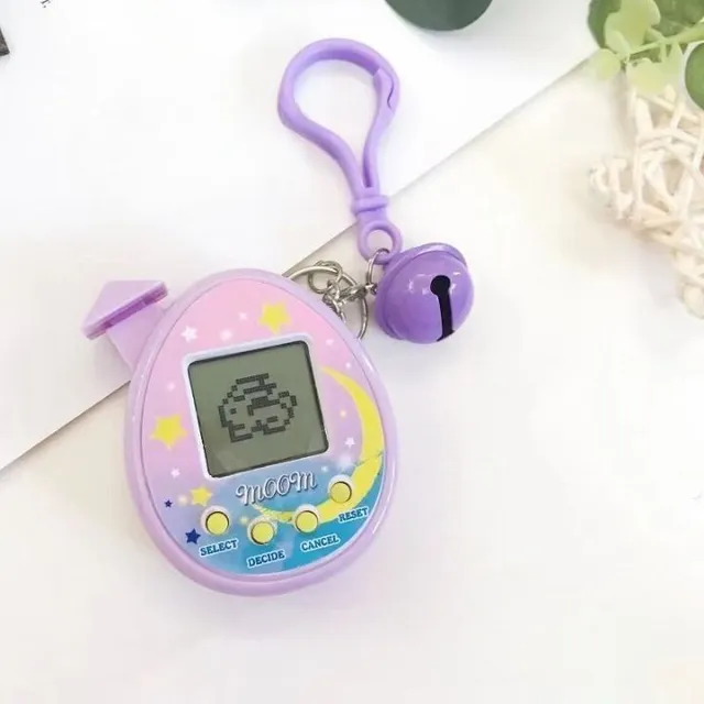 The game Tamagotchi in egg shape with different motives