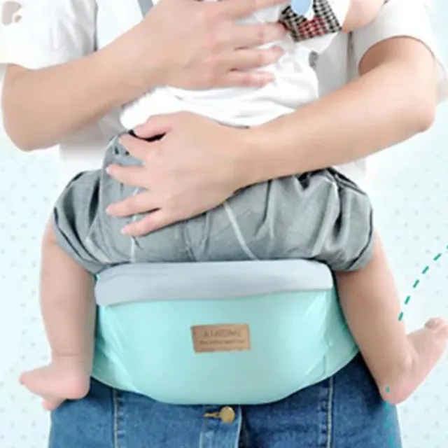 Comfortable belt with storage space and place to carry a child