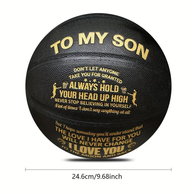 Show love to your son with this basketball gift