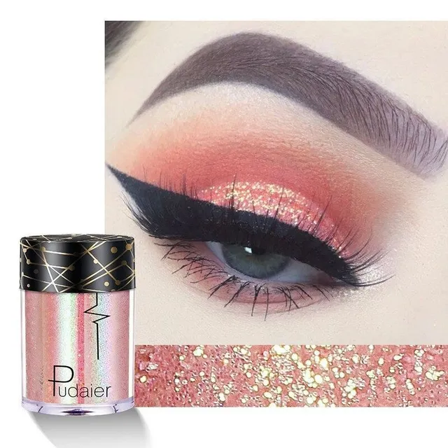 Luxury glitter in several color variants with universal use on eyes, lips and body