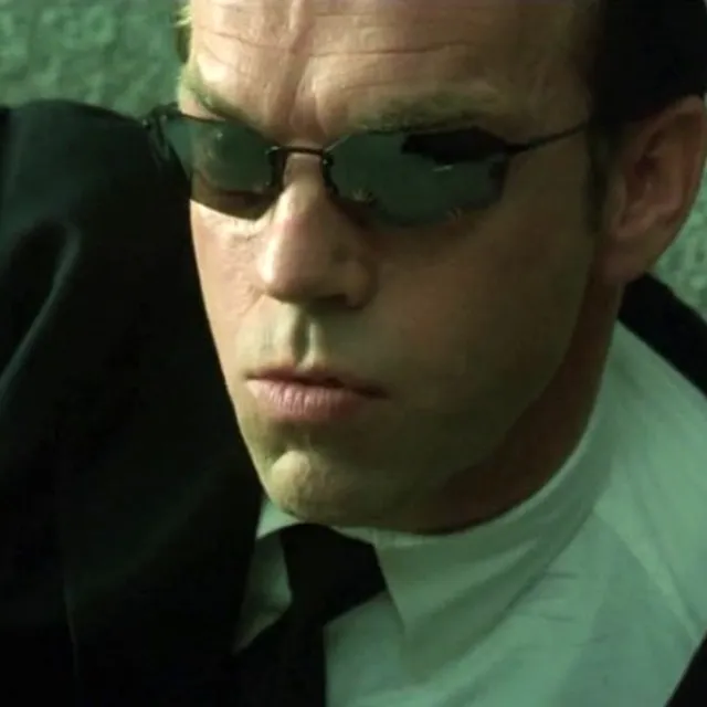 Matrix style sunglasses - "Agent Smith"