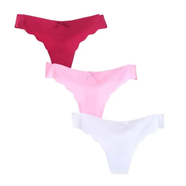 Women's Seamless Panties Thong © 3pcs