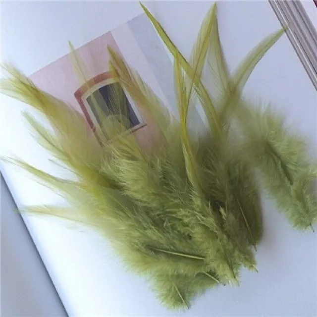 Decorative cock feathers 10-15 cm 50 pcs