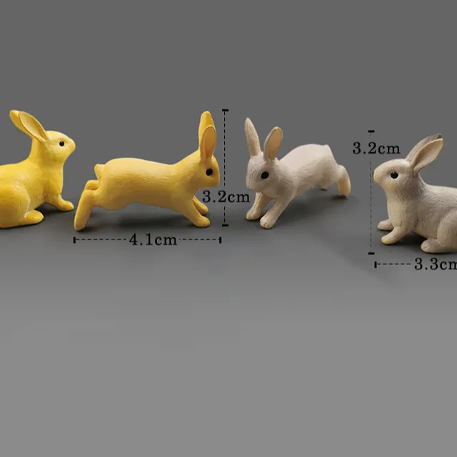 Ceramic Easter Bunny figurines