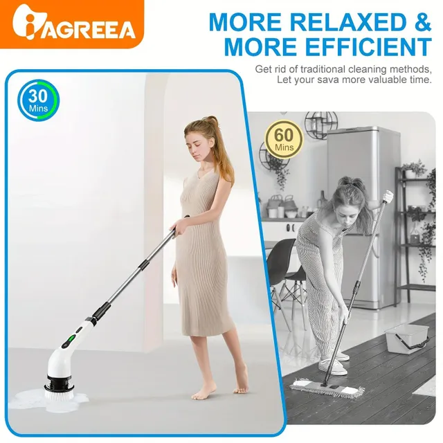 Wireless electric floor cleaner 8v1