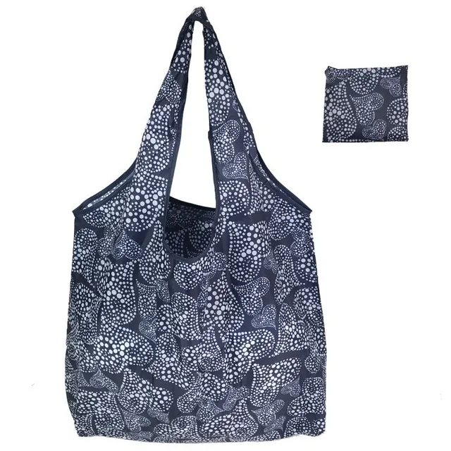Moderní originální trendy skládací nákupní taška se zajímavým stylovým designem