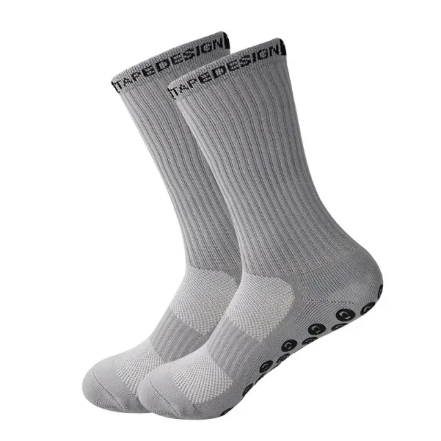 Unisex anti-slip socks for football, basketball and hockey