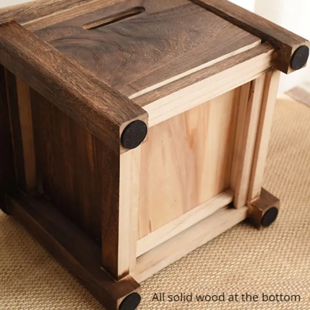 Wooden table for hanging with storage drawer - without armrests, not padded