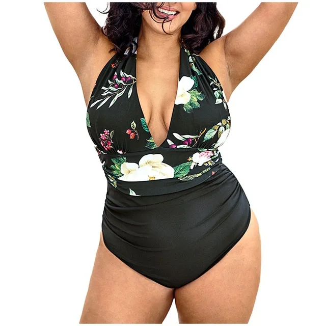 Women's Plus Size One-piece Swimwear Plus Size Elisabeth