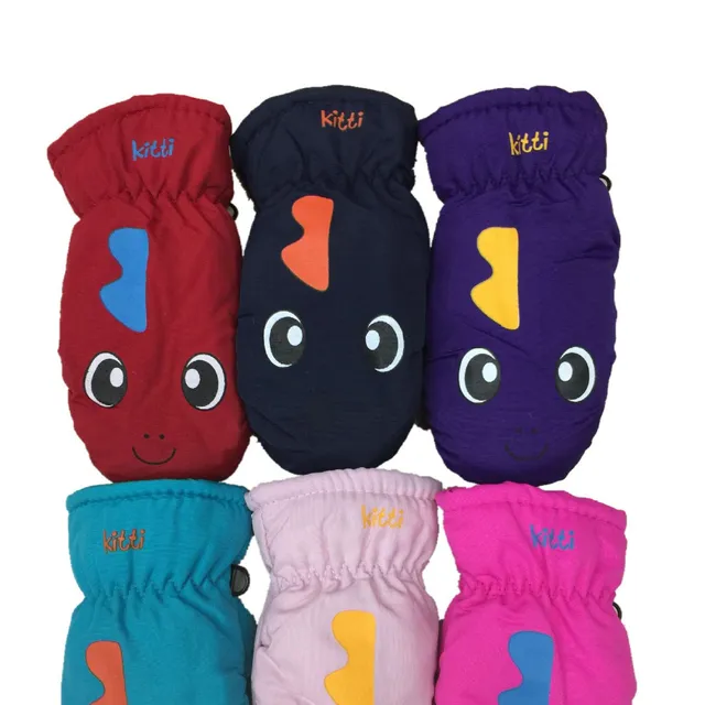 Wodoodporne rękawiczki zimowe dla dzieci - 6 kolorów