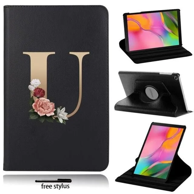 Samsung Galaxy tablet case with initial