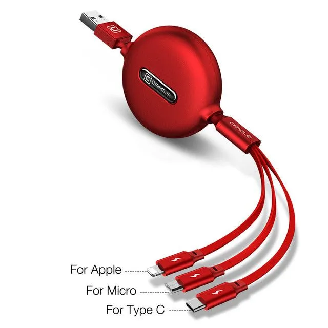 Cafele 3in1 USB charging cable